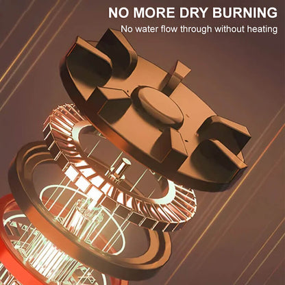 Bezzbiornikowy przepływowy podgrzewacz wody