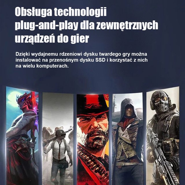 【32 TB bardzo duża pojemność】 Mobilny dysk twardy
