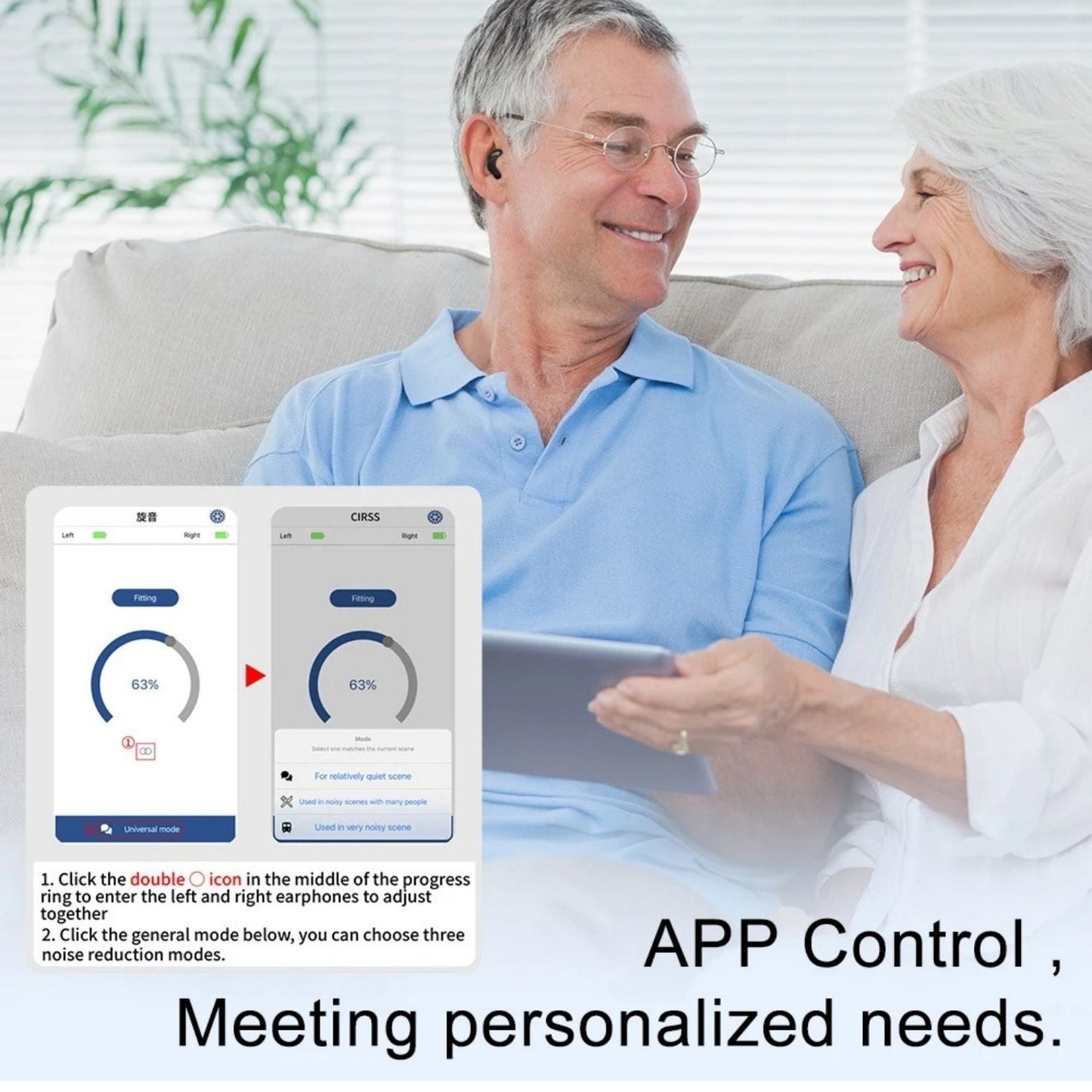 Aparaty słuchowe HeaSouls™ Bluetooth ITE (sterowane aplikacją)