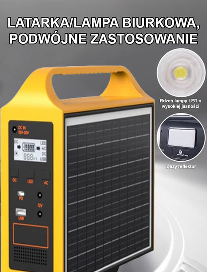 Solarna lampa do oświetlenia awaryjnego